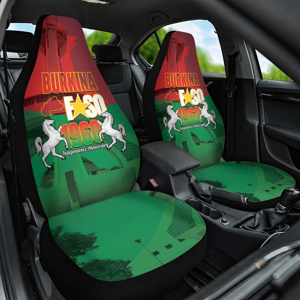 Burkina Faso Independence Day Car Seat Cover National Heroes Monument Proud