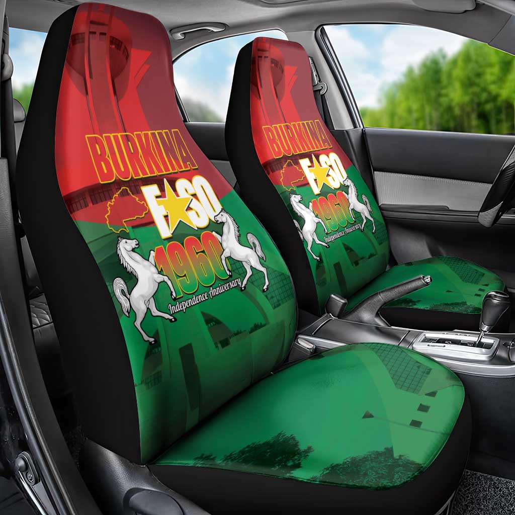 Burkina Faso Independence Day Car Seat Cover National Heroes Monument Proud
