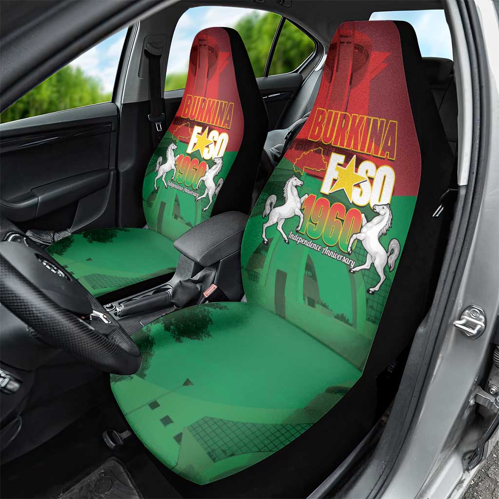 Burkina Faso Independence Day Car Seat Cover National Heroes Monument Proud