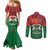 Burkina Faso Independence Day Couples Matching Mermaid Dress and Long Sleeve Button Shirt National Heroes Monument Proud