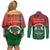 Burkina Faso Independence Day Couples Matching Off Shoulder Short Dress and Long Sleeve Button Shirt National Heroes Monument Proud