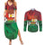 Burkina Faso Independence Day Couples Matching Summer Maxi Dress and Long Sleeve Button Shirt National Heroes Monument Proud