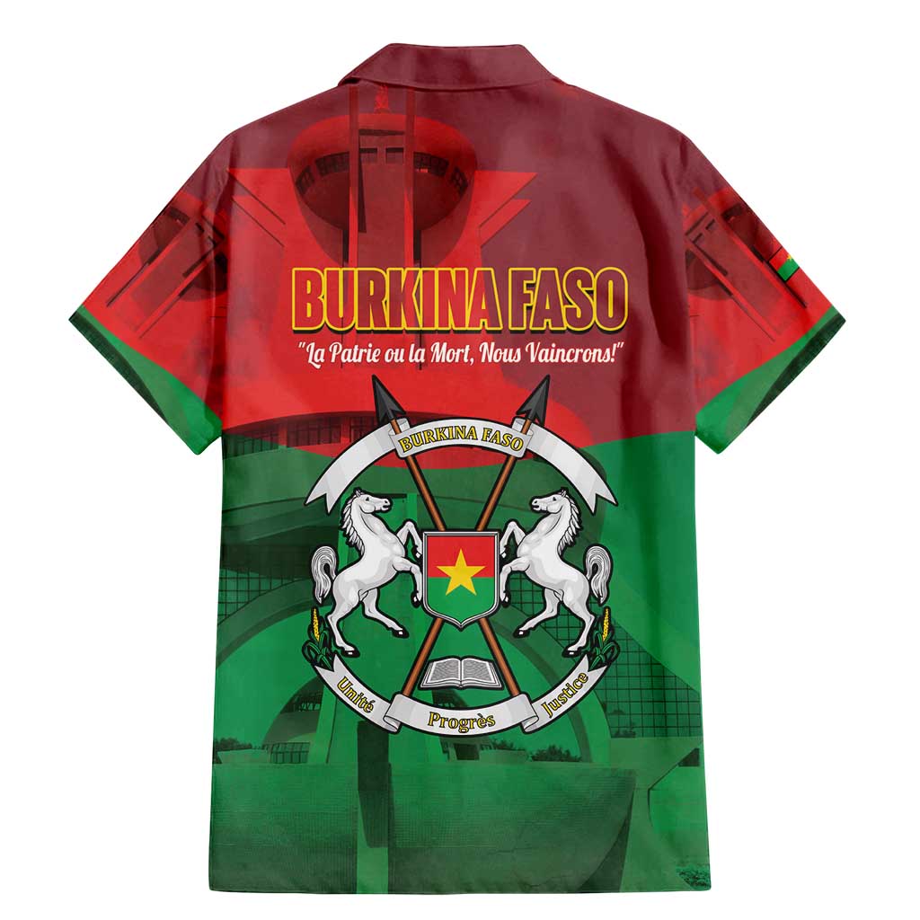 Burkina Faso Independence Day Family Matching Mermaid Dress and Hawaiian Shirt National Heroes Monument Proud