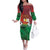 Burkina Faso Independence Day Family Matching Off The Shoulder Long Sleeve Dress and Hawaiian Shirt National Heroes Monument Proud