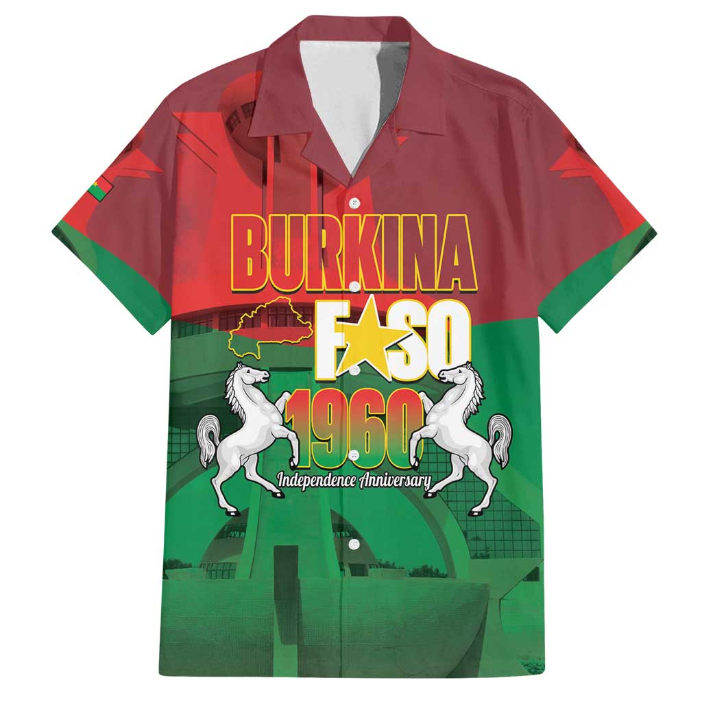 Burkina Faso Independence Day Family Matching Puletasi and Hawaiian Shirt National Heroes Monument Proud