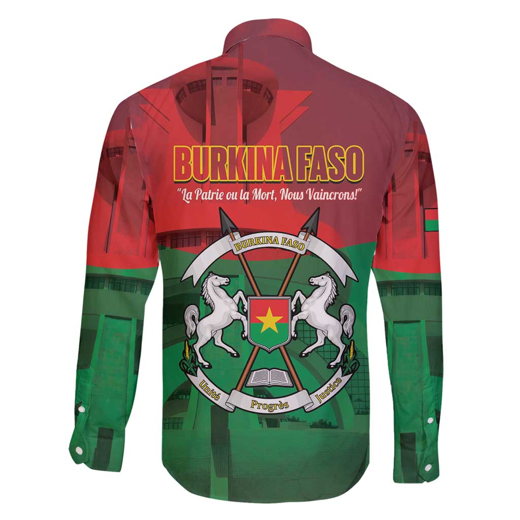 Burkina Faso Independence Day Family Matching Puletasi and Hawaiian Shirt National Heroes Monument Proud