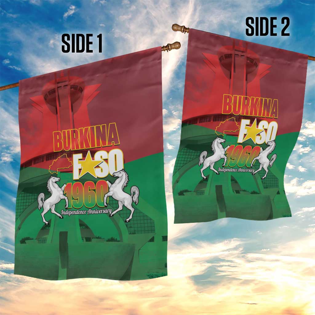 Burkina Faso Independence Day Garden Flag National Heroes Monument Proud