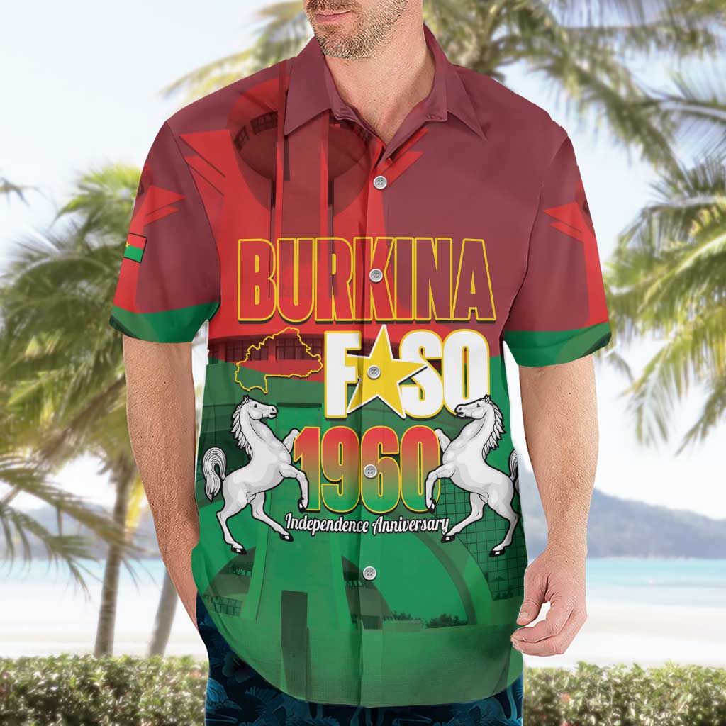Burkina Faso Independence Day Hawaiian Shirt National Heroes Monument Proud
