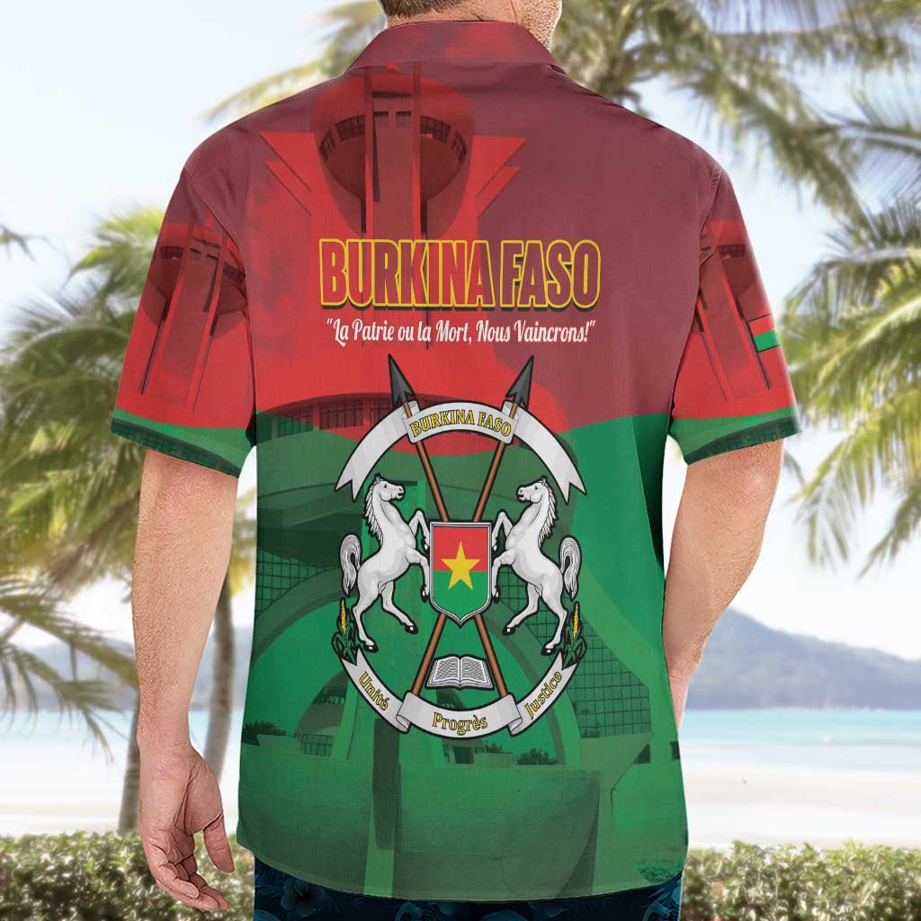 Burkina Faso Independence Day Hawaiian Shirt National Heroes Monument Proud