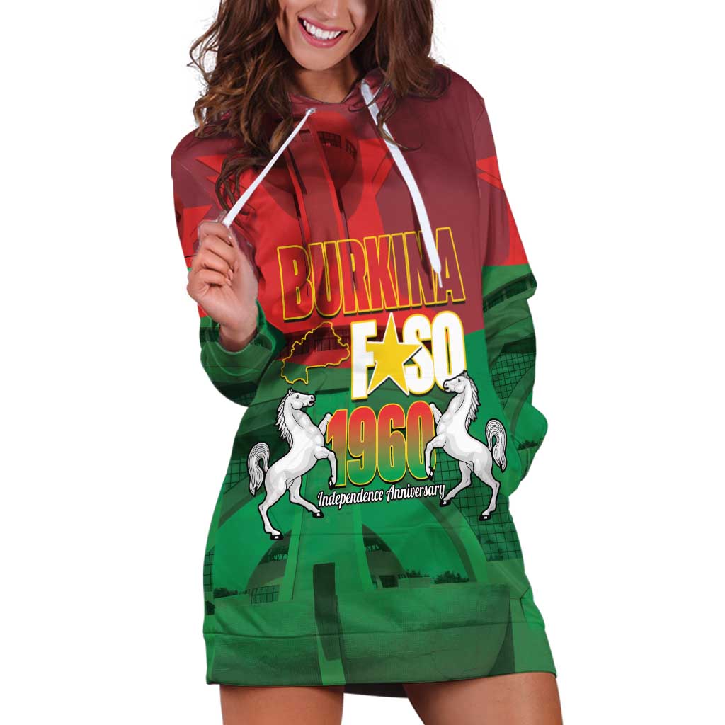 Burkina Faso Independence Day Hoodie Dress National Heroes Monument Proud