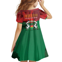 Burkina Faso Independence Day Kid Short Sleeve Dress National Heroes Monument Proud