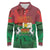 Burkina Faso Independence Day Long Sleeve Polo Shirt National Heroes Monument Proud