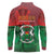 Burkina Faso Independence Day Long Sleeve Polo Shirt National Heroes Monument Proud