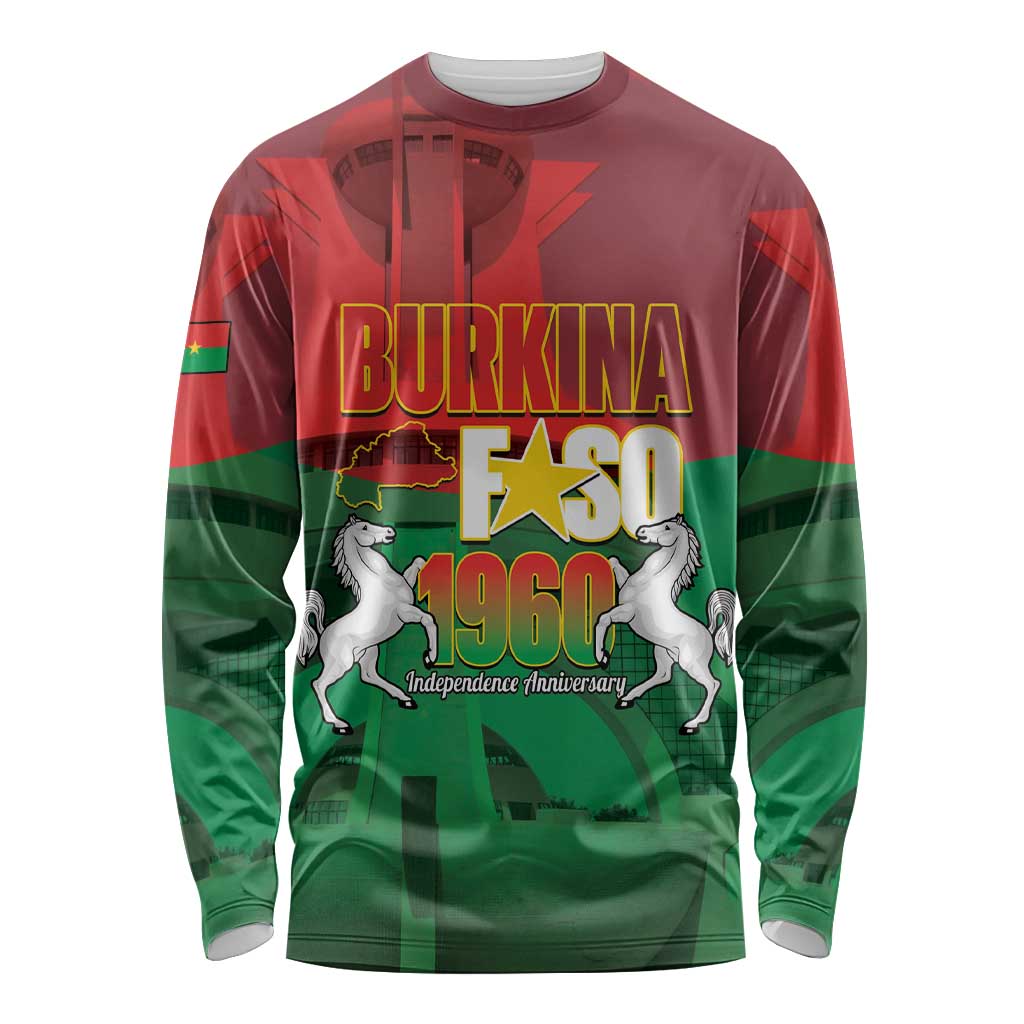 Burkina Faso Independence Day Long Sleeve Shirt National Heroes Monument Proud