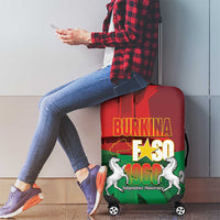 Burkina Faso Independence Day Luggage Cover National Heroes Monument Proud