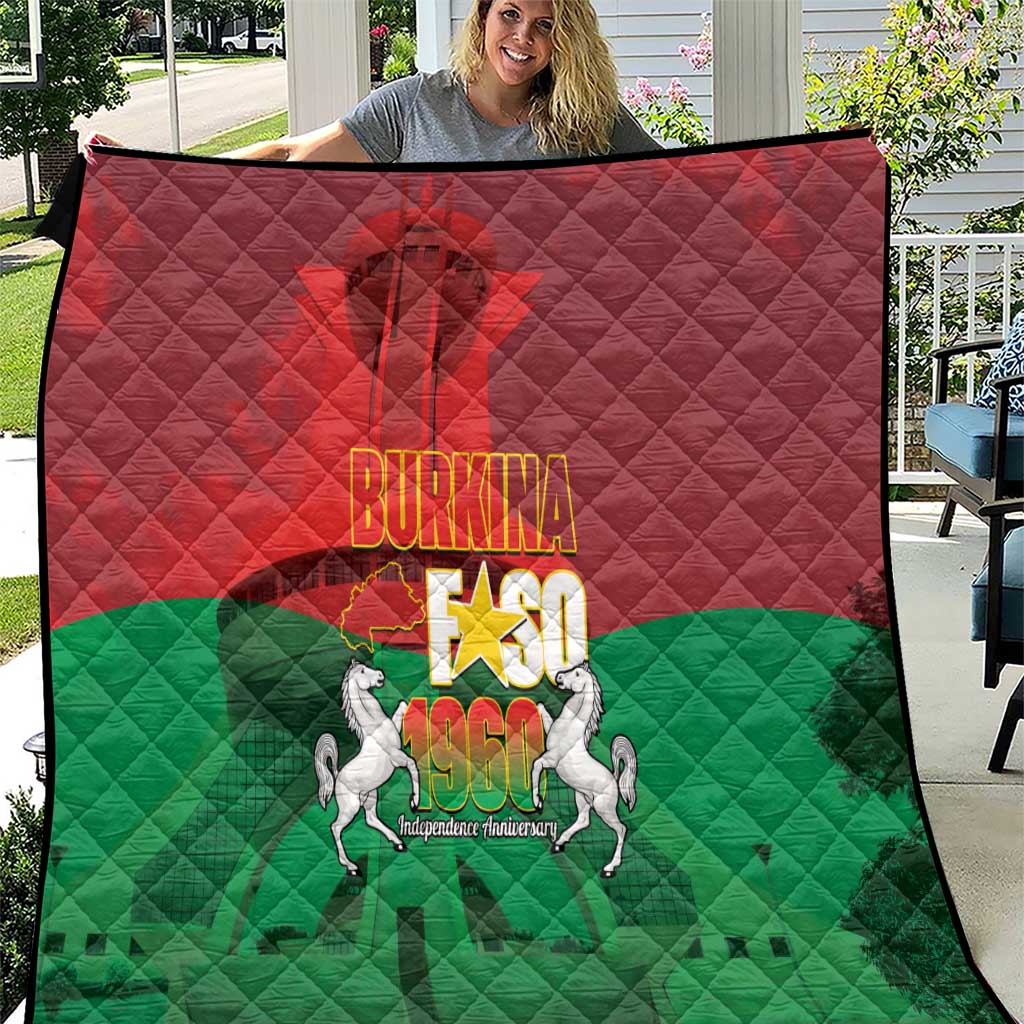 Burkina Faso Independence Day Quilt National Heroes Monument Proud