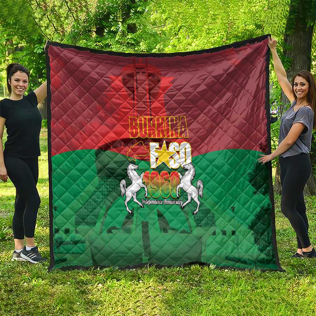 Burkina Faso Independence Day Quilt National Heroes Monument Proud