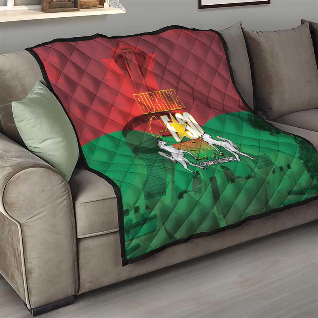 Burkina Faso Independence Day Quilt National Heroes Monument Proud