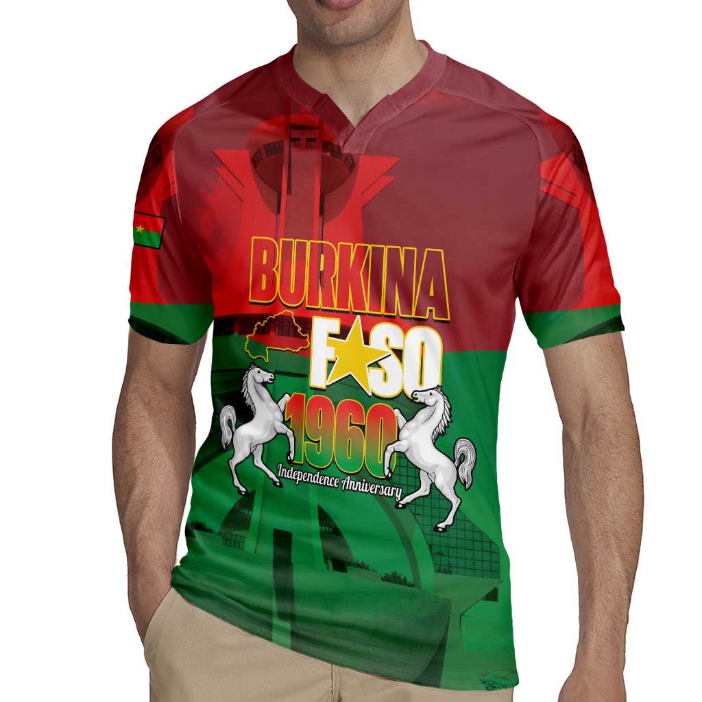 Burkina Faso Independence Day Rugby Jersey National Heroes Monument Proud