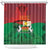 Burkina Faso Independence Day Shower Curtain National Heroes Monument Proud