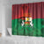 Burkina Faso Independence Day Shower Curtain National Heroes Monument Proud