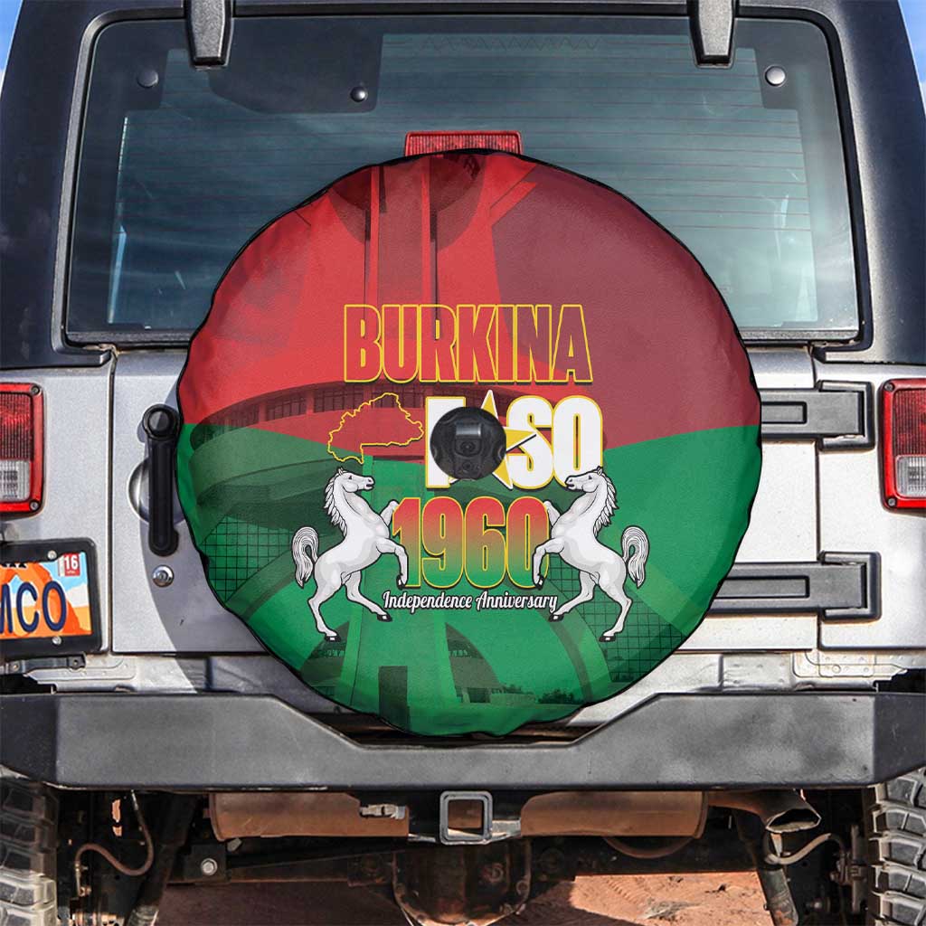 Burkina Faso Independence Day Spare Tire Cover National Heroes Monument Proud