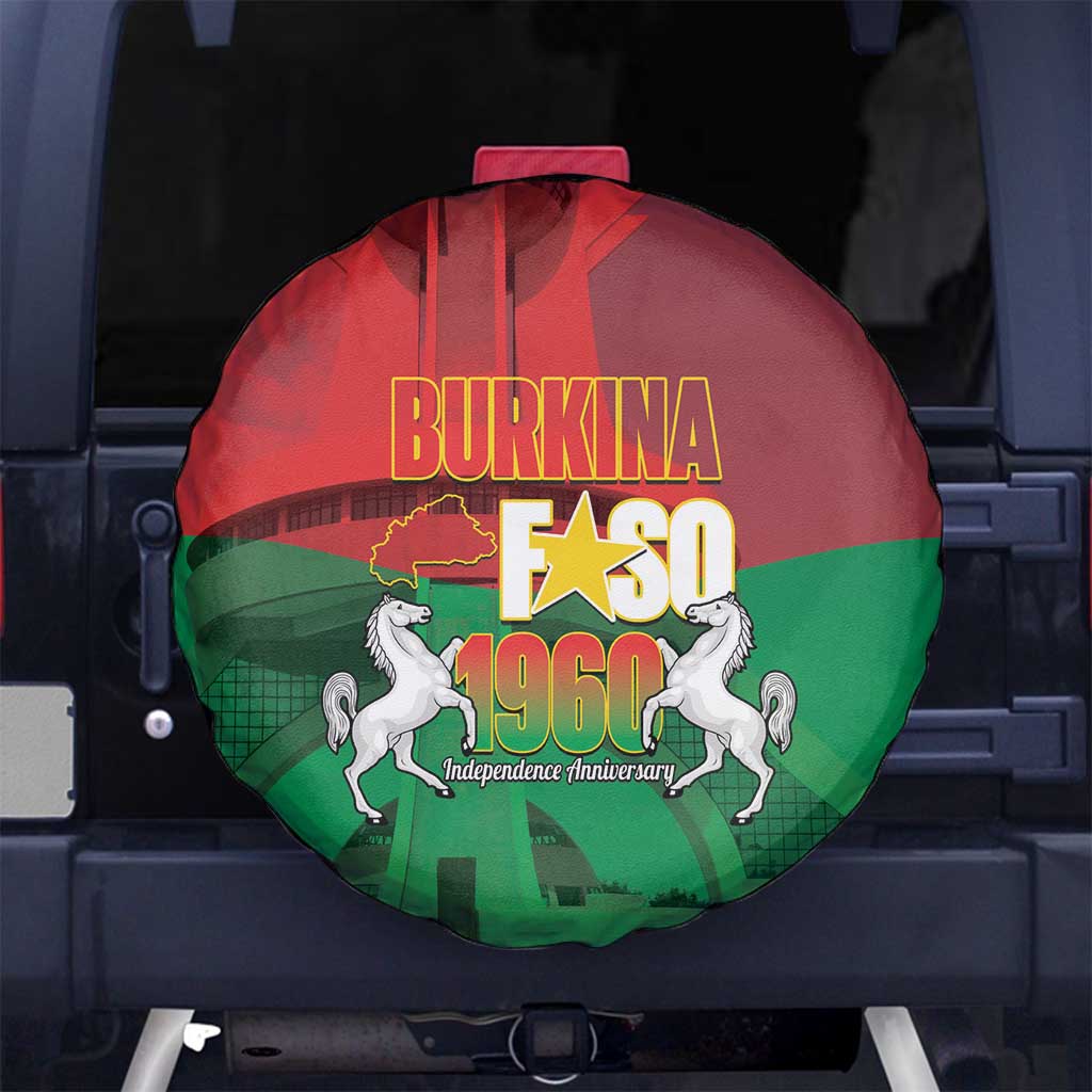 Burkina Faso Independence Day Spare Tire Cover National Heroes Monument Proud