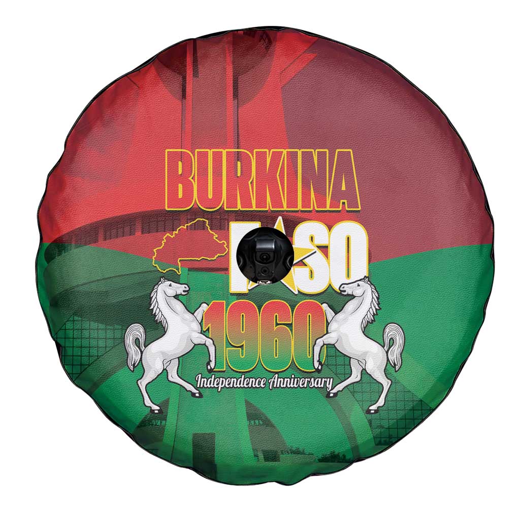 Burkina Faso Independence Day Spare Tire Cover National Heroes Monument Proud