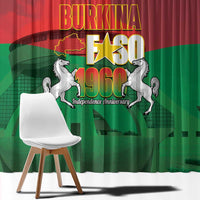 Burkina Faso Independence Day Window Curtain National Heroes Monument Proud