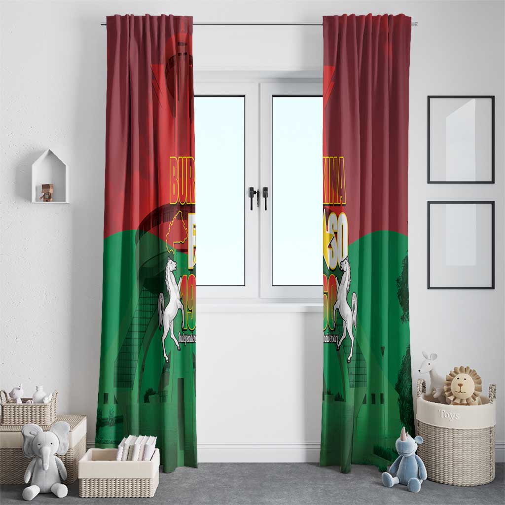Burkina Faso Independence Day Window Curtain National Heroes Monument Proud