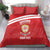 Custom Sardinia Football Bedding Set Forza Sa Natzionale Sardegna Pattern