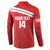 Custom Sardinia Football Button Sweatshirt Forza Sa Natzionale Sardegna Pattern