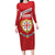 Custom Sardinia Football Family Matching Long Sleeve Bodycon Dress and Hawaiian Shirt Forza Sa Natzionale Sardegna Pattern