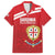 Custom Sardinia Football Family Matching Off Shoulder Short Dress and Hawaiian Shirt Forza Sa Natzionale Sardegna Pattern