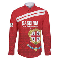 Custom Sardinia Football Family Matching Off Shoulder Short Dress and Hawaiian Shirt Forza Sa Natzionale Sardegna Pattern
