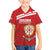 Custom Sardinia Football Family Matching Off Shoulder Short Dress and Hawaiian Shirt Forza Sa Natzionale Sardegna Pattern