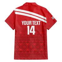 Custom Sardinia Football Family Matching Tank Maxi Dress and Hawaiian Shirt Forza Sa Natzionale Sardegna Pattern