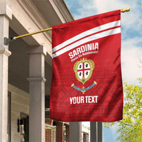 Custom Sardinia Football Garden Flag Forza Sa Natzionale Sardegna Pattern