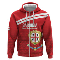 Custom Sardinia Football Hoodie Forza Sa Natzionale Sardegna Pattern