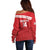 Custom Sardinia Football Off Shoulder Sweater Forza Sa Natzionale Sardegna Pattern