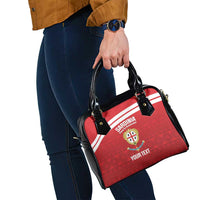 Custom Sardinia Football Shoulder Handbag Forza Sa Natzionale Sardegna Pattern