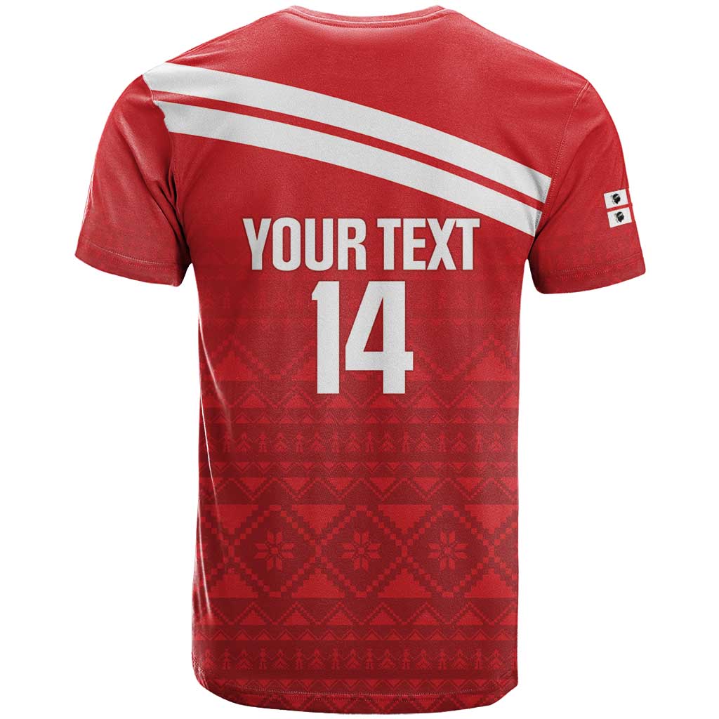 Custom Sardinia Football T Shirt Forza Sa Natzionale Sardegna Pattern