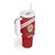 Custom Sardinia Football Tumbler With Handle Forza Sa Natzionale Sardegna Pattern