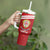 Custom Sardinia Football Tumbler With Handle Forza Sa Natzionale Sardegna Pattern