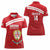 Custom Sardinia Football Women Polo Shirt Forza Sa Natzionale Sardegna Pattern