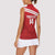 Custom Sardinia Football Women Sleeveless Polo Shirt Forza Sa Natzionale Sardegna Pattern