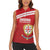 Custom Sardinia Football Women Sleeveless Polo Shirt Forza Sa Natzionale Sardegna Pattern