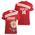 Custom Sardinia Football Women V-Neck T-Shirt Forza Sa Natzionale Sardegna Pattern