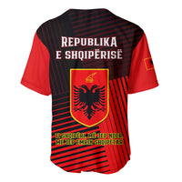 Albania Baseball Jersey Coat Of Arms Dynamic Style - Wonder Print Shop