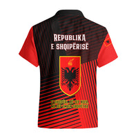 Albania Hawaiian Shirt Coat Of Arms Dynamic Style - Wonder Print Shop